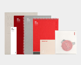 위메프 WEMAKEPRICE 다이어리 달력 노트 펜 스티커 세트