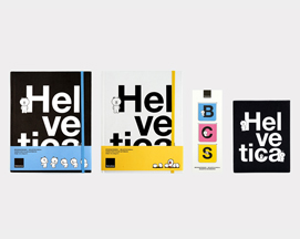 라인프렌즈 LINE FRIENDS 헬베티카 다이어리 노트 세트 