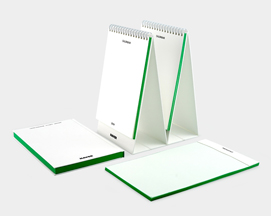 네이버 NAVER 달력 다이어리 메모패드 패키지 세트 측면 인쇄