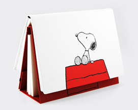 GS25 지에스25 스누피 Snoopy 달력 다이어리 노트 파우치 세트